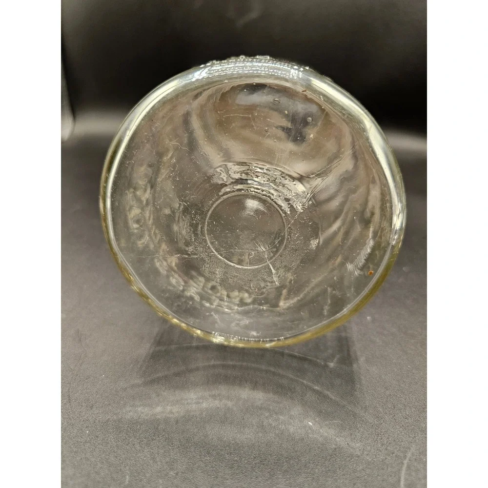 Vintage Presto Wide Mouth Glass Top Canning Jar Illinois Glass Co 7 inch Clear
